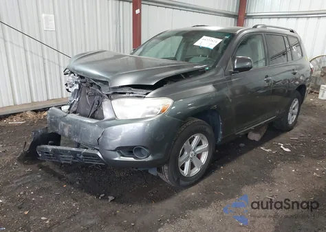 2010 Toyota Highlander Base V6 from USA, damaged, VIN 5TDBK3EH6AS035837
